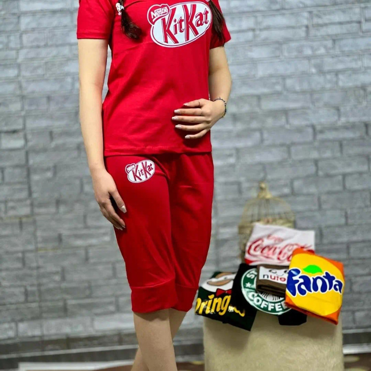 تیشرت شلوارک باطرح هایه معروف