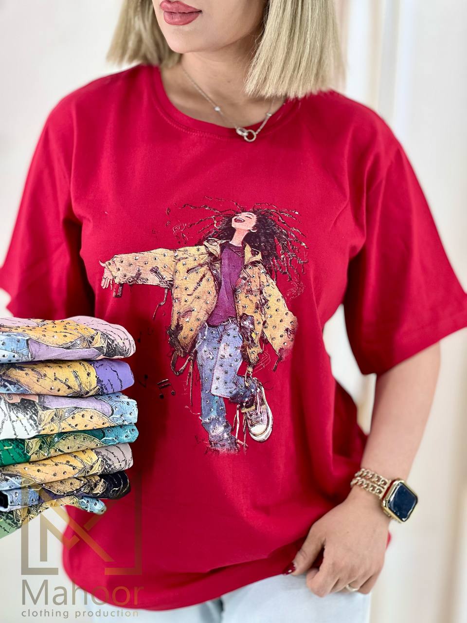 تیشرت دختره جذاب😎