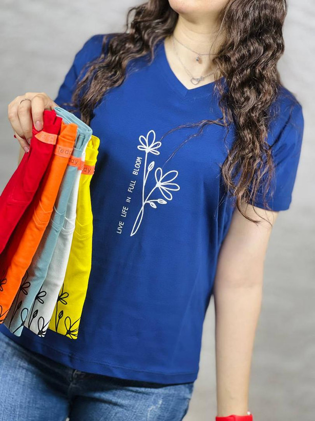 تیشرت طرح گل🌸